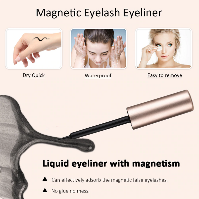 MAGNETIC EYELASH AND EYELINER KIT